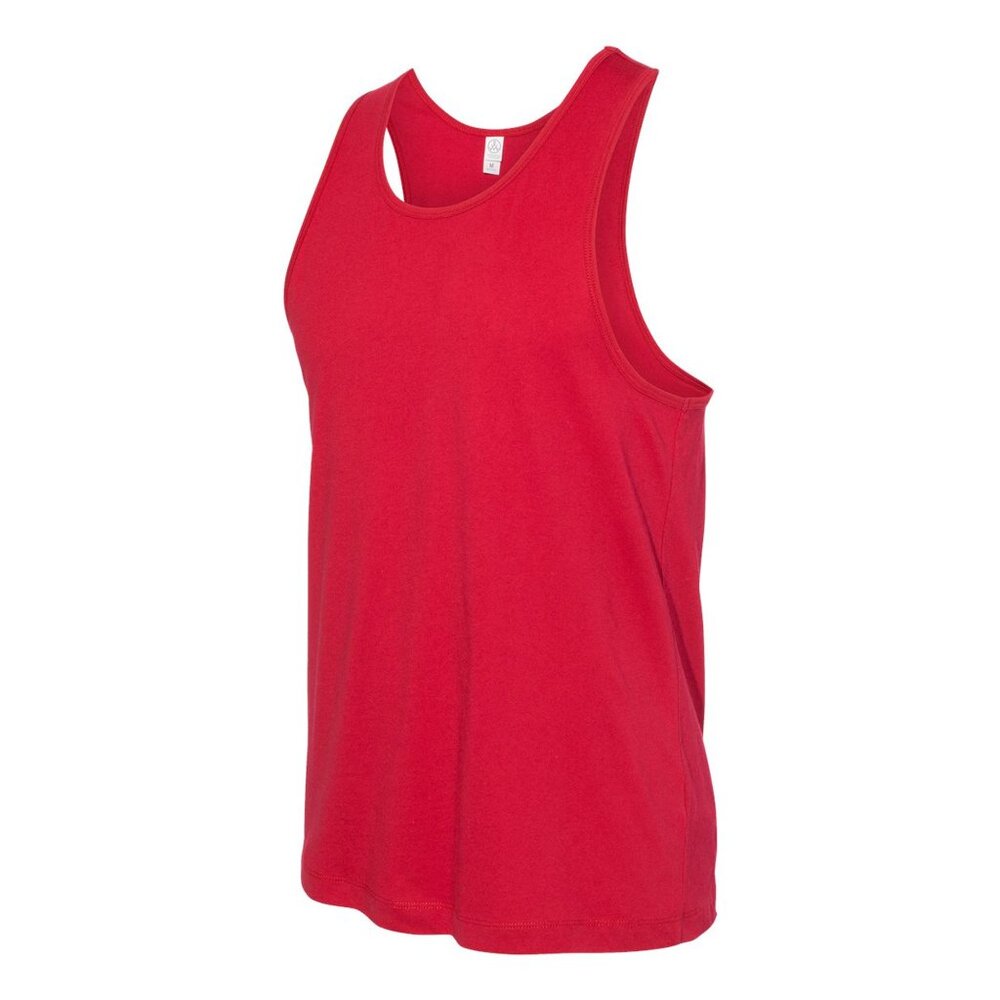 Alternative Mens Cotton GoTo Tank 1091C1 Apple Red Large